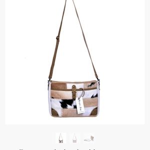 *NWT* Bhrayna Bag: Small Hairon Blocks Shoulder Bag